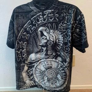 Yazbek Puerto Vallarta Graphic Azteca Shirt XL
